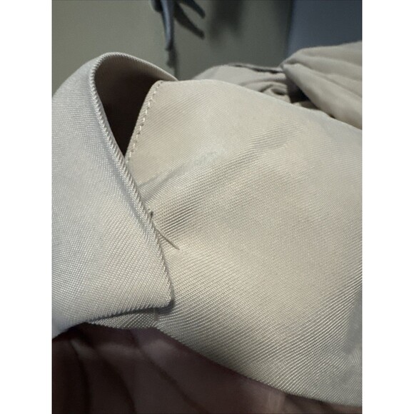 Banana Republic Soft Trench Coat SZ M oxford tan NWT - Picture 7 of 13